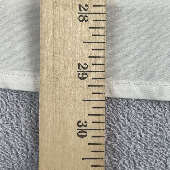 I Heart ❤ Ronson  Button Down Long Sleeve Shirt Women's XL White Textured Preppy - Picture 12 of 16